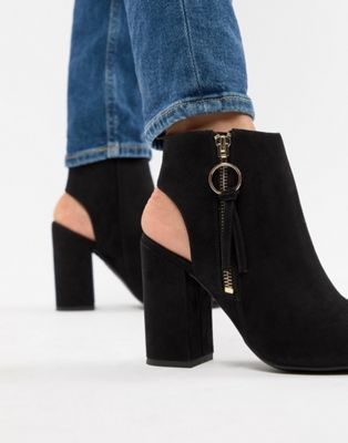 new look open toe boots
