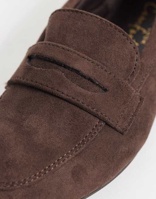 New Look penny loafer in dark brown, 2 of 5