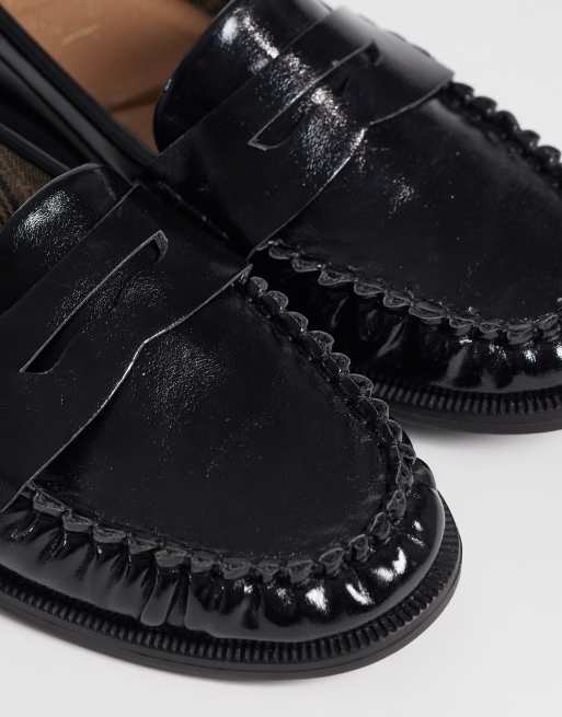 New Look - Penny loafers van imitatieleer in zwart, 2 van 4