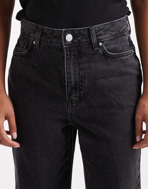 New Look Petite - Adalae - Jeans a fondo ampio neri, 4 di 5