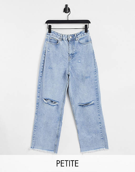Jeans New Look Petite baggy jean in light blue 