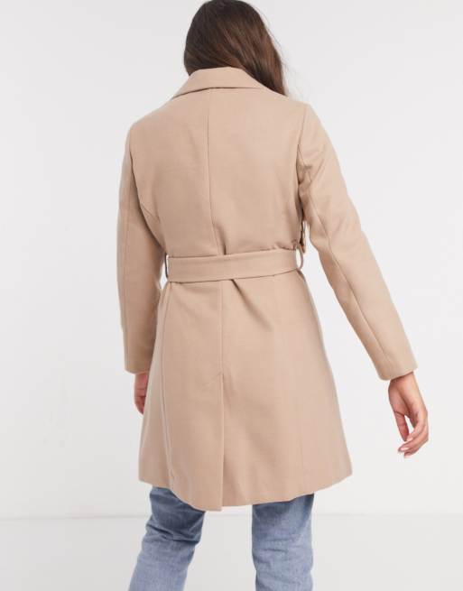 New look camel coat petite sale