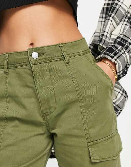 New Look Petite – Bojówki w kolorze khaki, 3 z 4