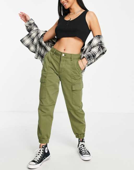New Look Petite – Bojówki w kolorze khaki, 4 z 4