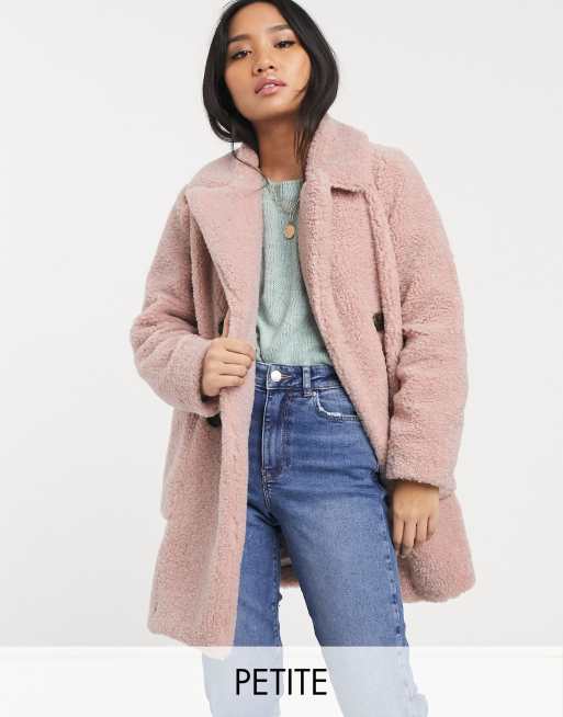 New look cheap pink coat