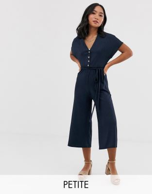 petite navy jumpsuit