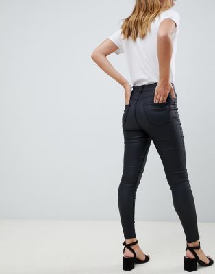 new look petite coated jeans