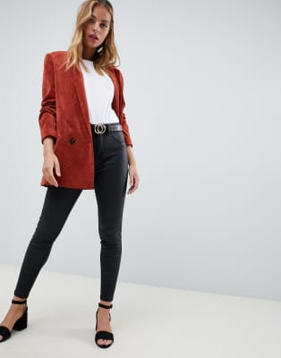 new look petite coated jeans