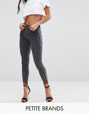 New Look Petite Corset Detail Skinny Jean