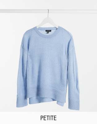 baby blue crew neck sweater