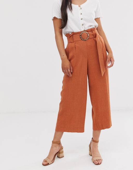 Rust 2025 cropped trousers