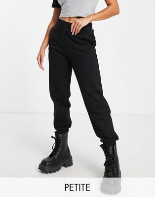 New Look Petite cuffed jogger co-ord in black