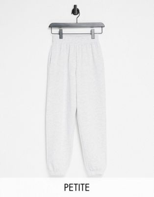 New Look Petite cuffed jogger co-ord in grey
