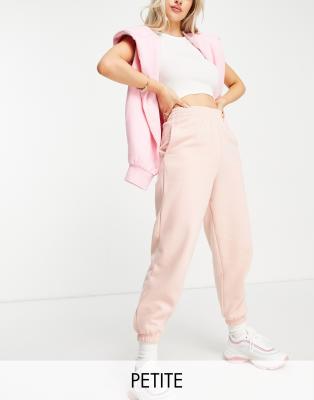 pink petite joggers