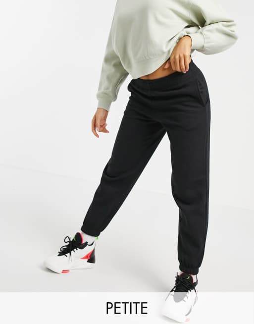 New Look Petite cuffed jogger in black | ASOS