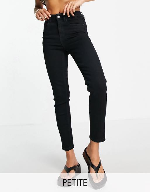 New Look Petite – Czarne jeansy o obcisłym kroju modelujące sylwetkę