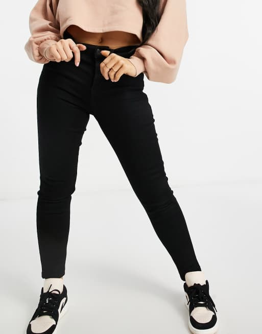 New Look Petite – Czarne modelujące jeansy o obcisłym kroju, 4 z 4