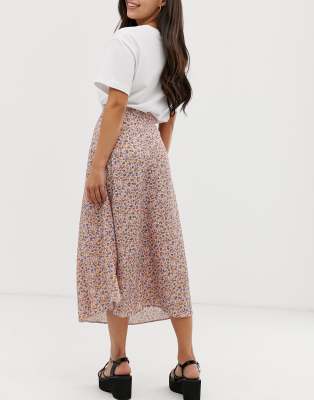 new look petite midi skirt