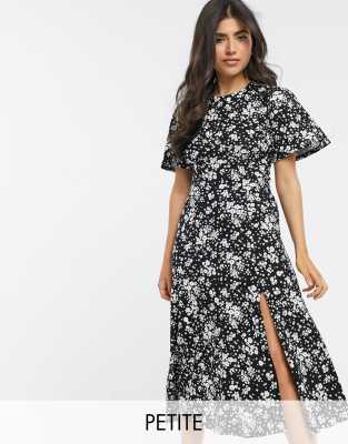 petite midi tea dress