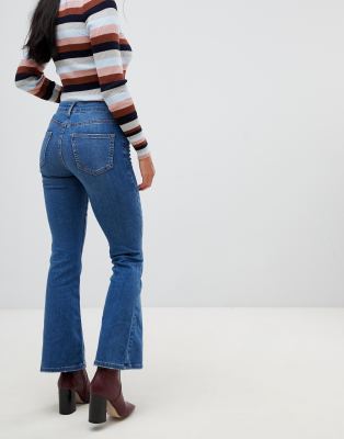 petite denim flares