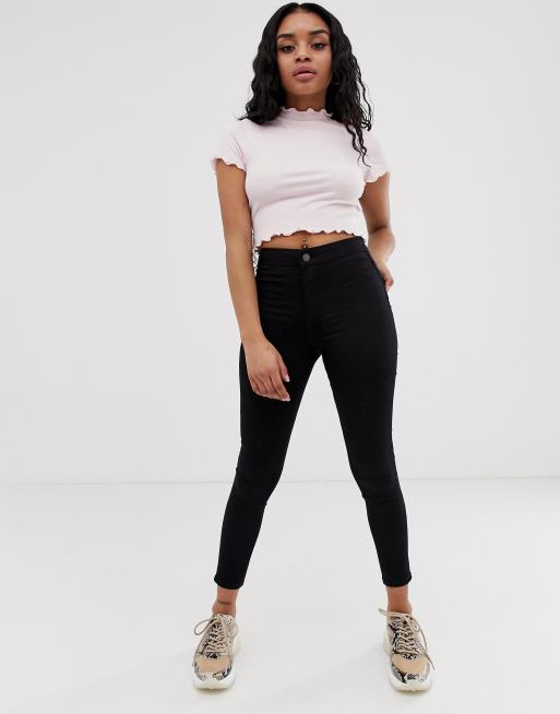 New Look Petite - Hallie - Jean style disco - Noir, 4 de 4