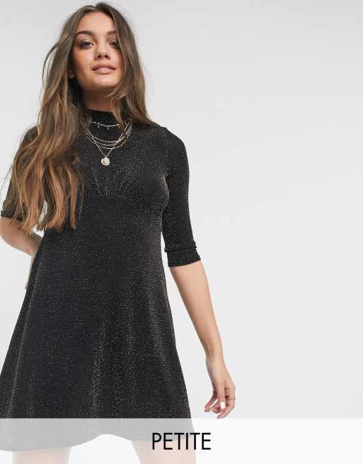 High Neck Tunic Dresses