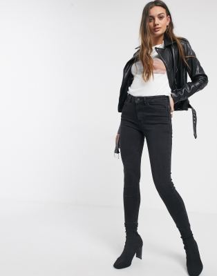 new look high waisted black jeans