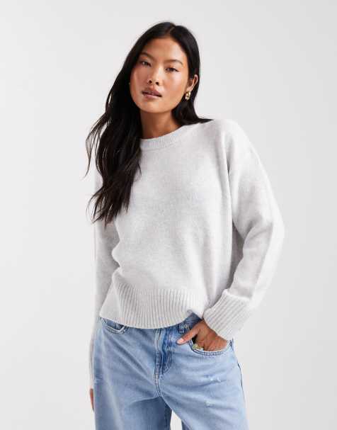 New Look Petite – Jasnoszary sweter z golfem - view 1