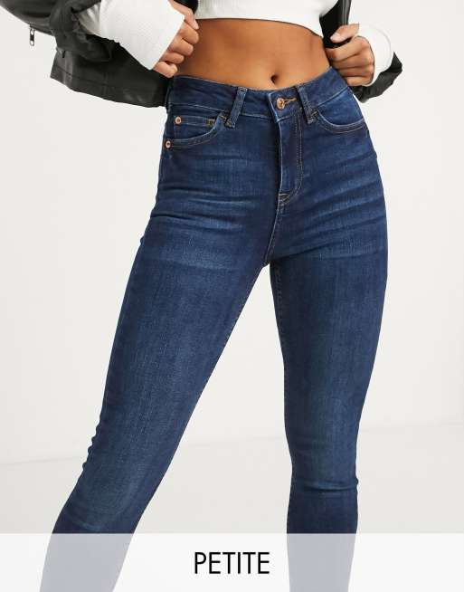 New Look Petite lift and shape skinny jeans in indigo