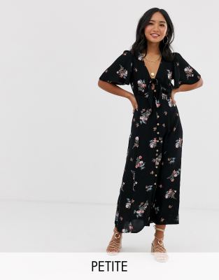 new look ditsy jumpsuit