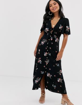 black tea dress midi