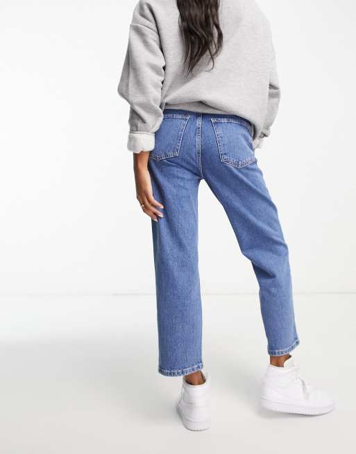 New Look Petite – Niebieskie jeansy z prostymi nogawkami, 3 z 5