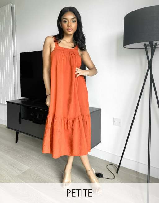 New look hotsell rust dress