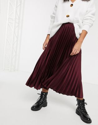 new look petite pleated skirt