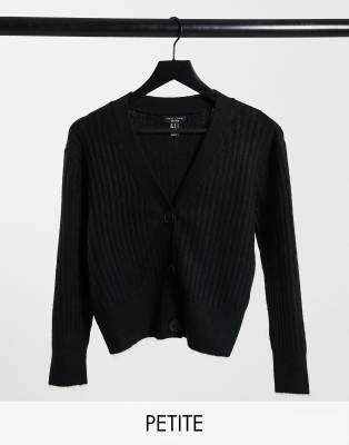 see through black cardigan
