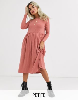 petite ribbed dress