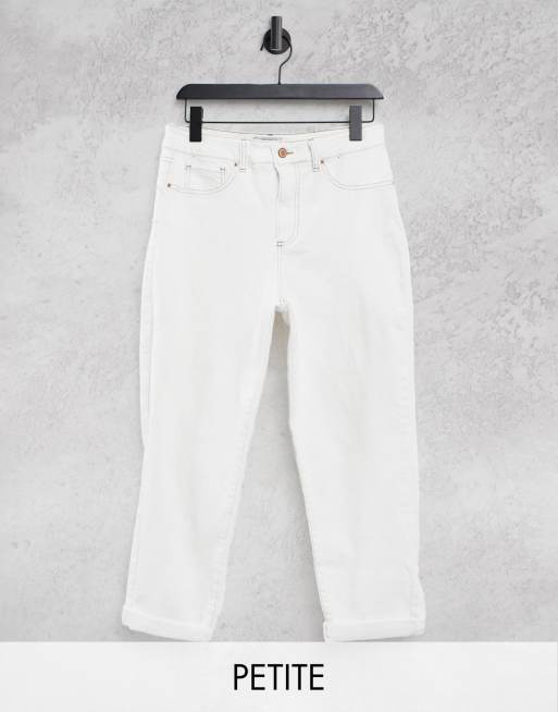 Petite white hot sale ripped jeans