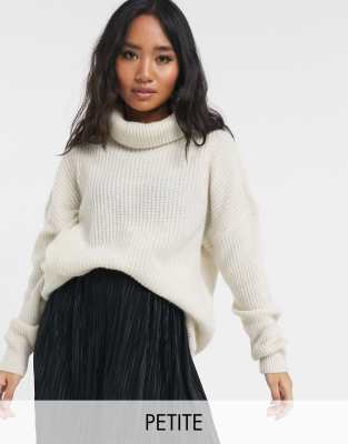 cream roll neck sweater