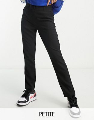 New Look Petite skinny tailored trouser in black