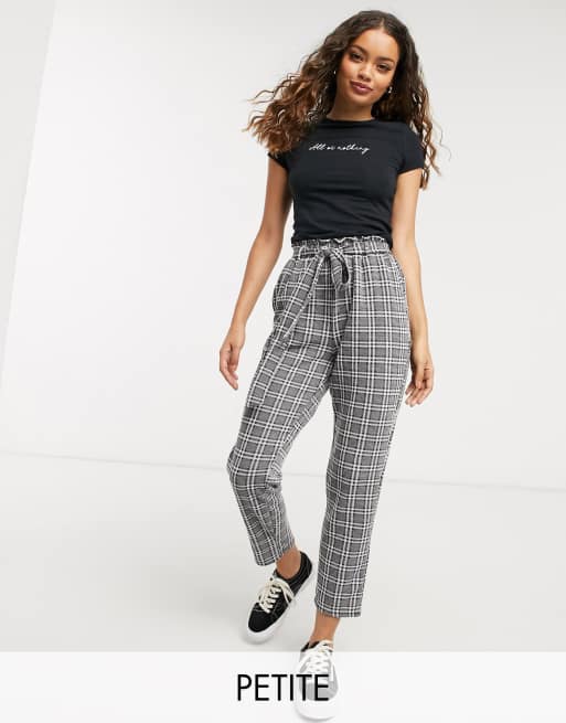 New look tie waist trousers hotsell