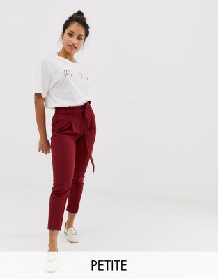 petite burgundy jeans