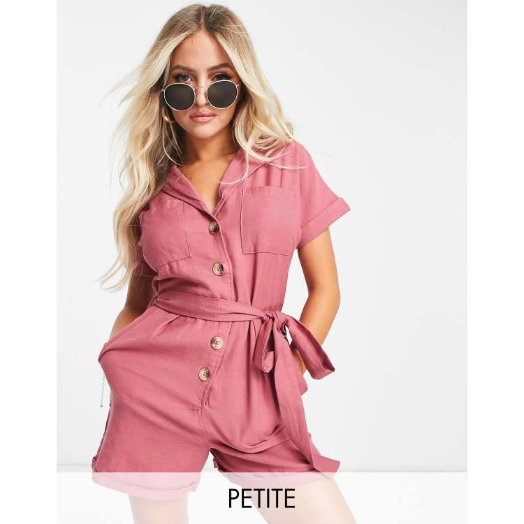 Petite store utility playsuit