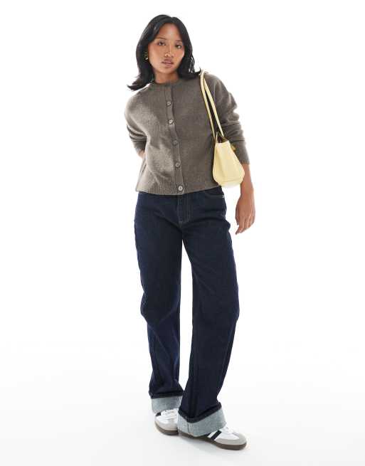 New Look Petite - Vest met ronde hals in beige, 2 van 4