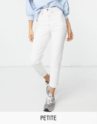 petite white jeans new look