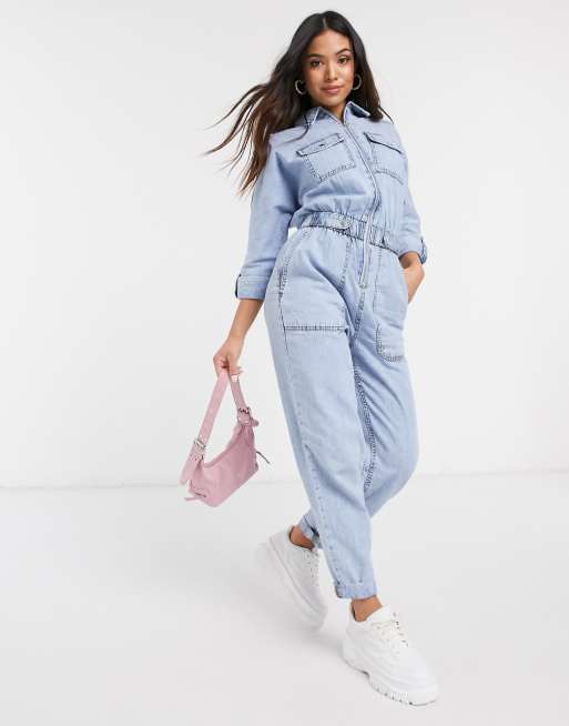 New look denim store boiler suit