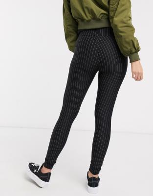 pinstripe leggings