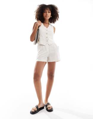 New Look pinstripe linen mix co ord  ASOS Sale