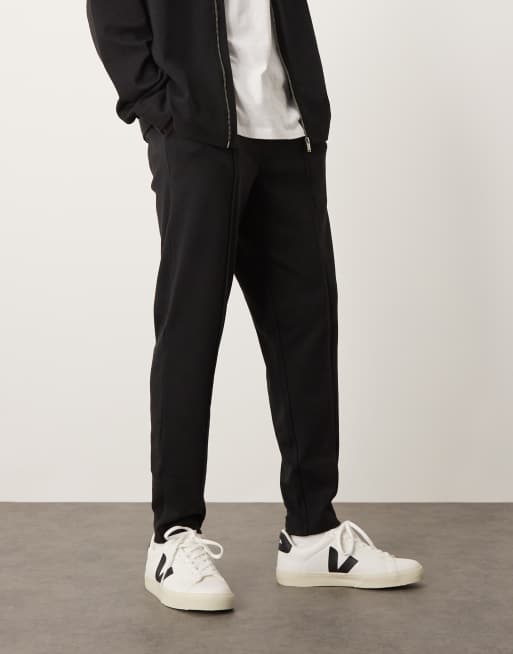 New Look pintuck trackies in black (part of a set)