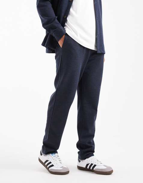 New Look pique knit pull on pants in navy (part of a set) - view 1