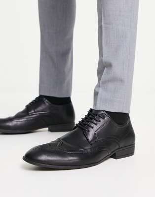 New Look Chunky Brogues In Black